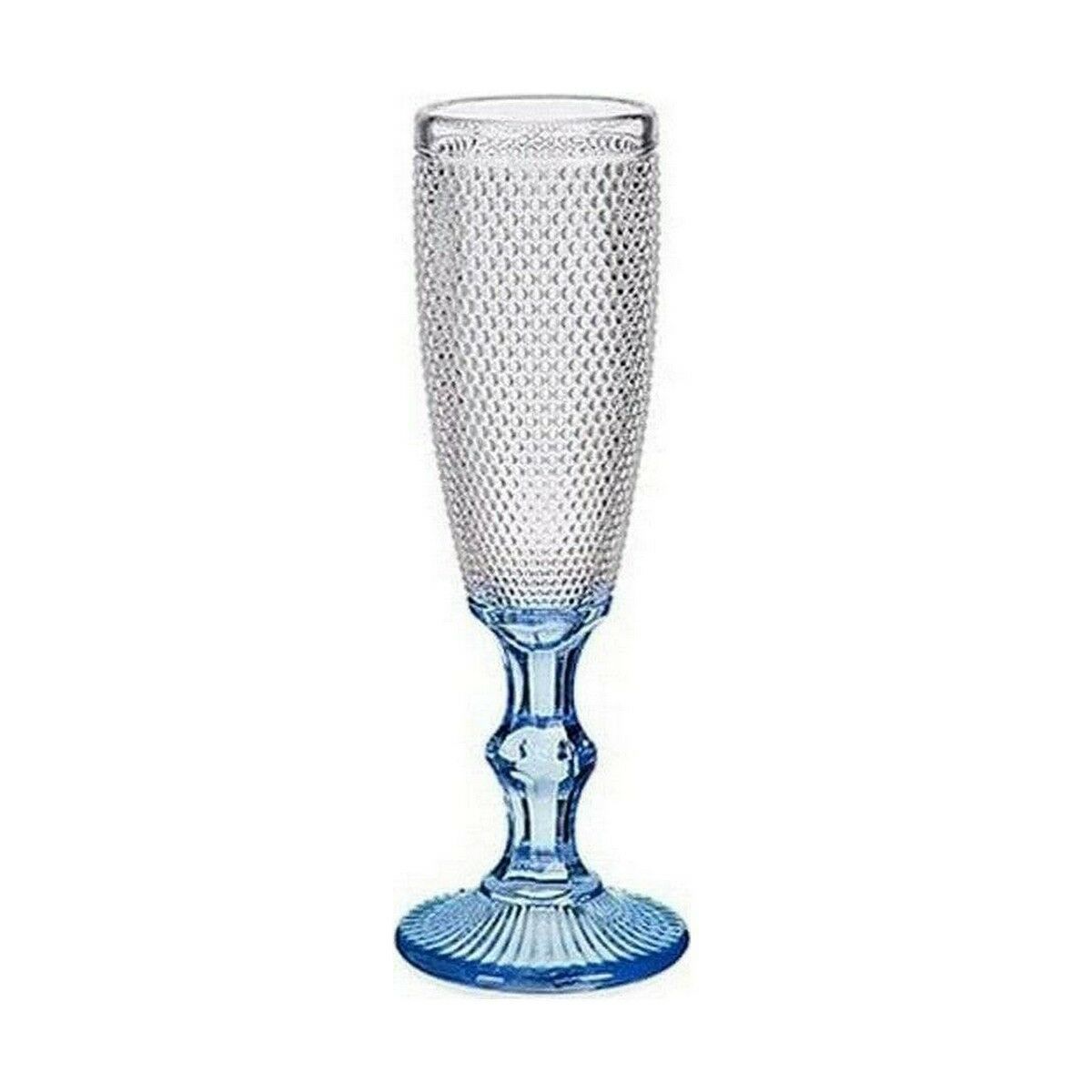 Pahar de șampanie Albastru Cobalt 180 ml