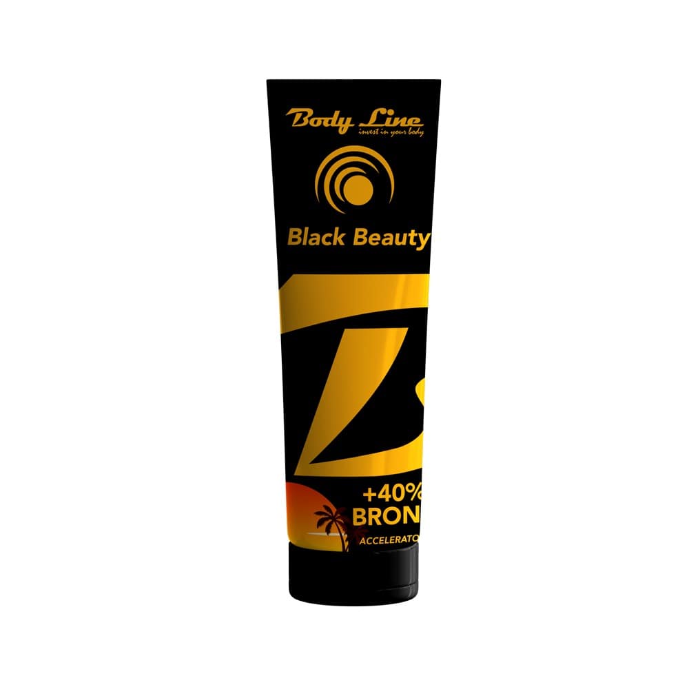 Cremă Acceleratoare Bronzat Black Beauty Body Line - Tub 200 ml - 1 bucata +1 la -50%
