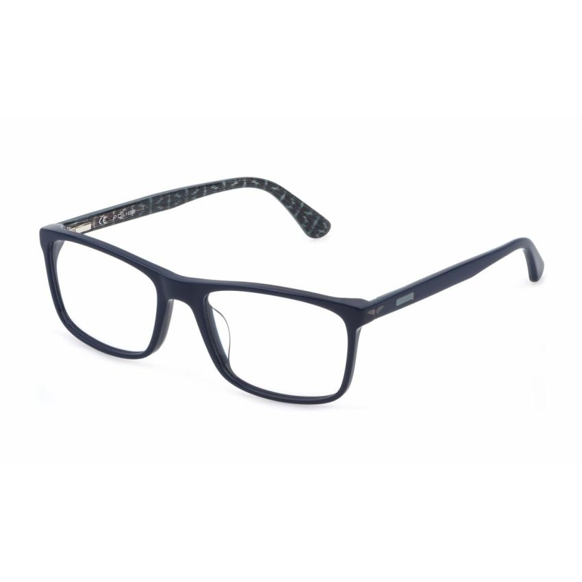 Ramă de Ochelari Bărbați Police VPLD03-557PAC Albastru Ø 55 mm