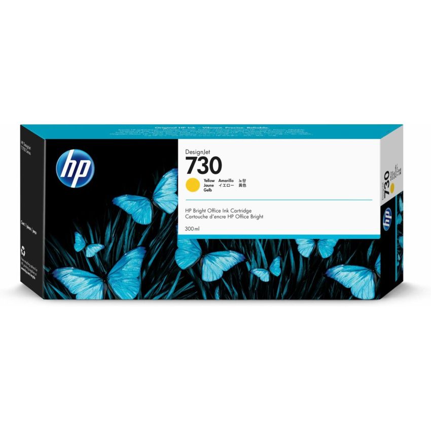 Cartuș cu Cerneală Originală HP 730 Galben