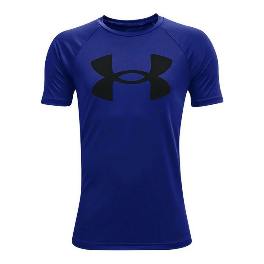 Tricou cu Mânecă Scurtă Bărbați Under Armour Tech Big Logo Albastru