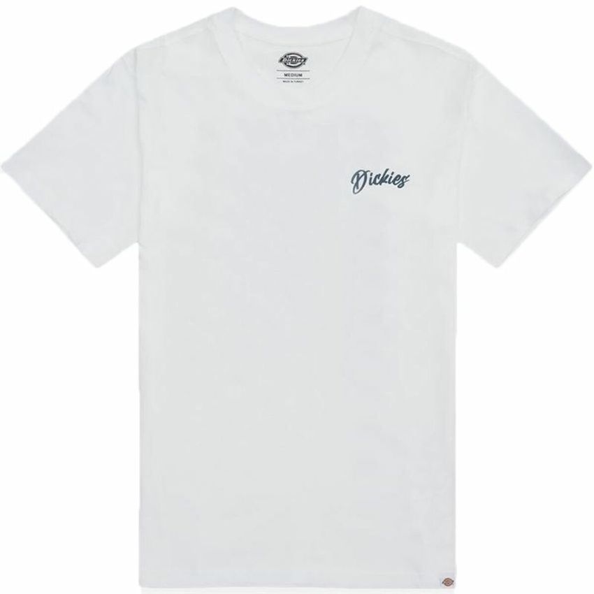 Tricou cu Mânecă Scurtă Bărbați Dickies Dighton Alb