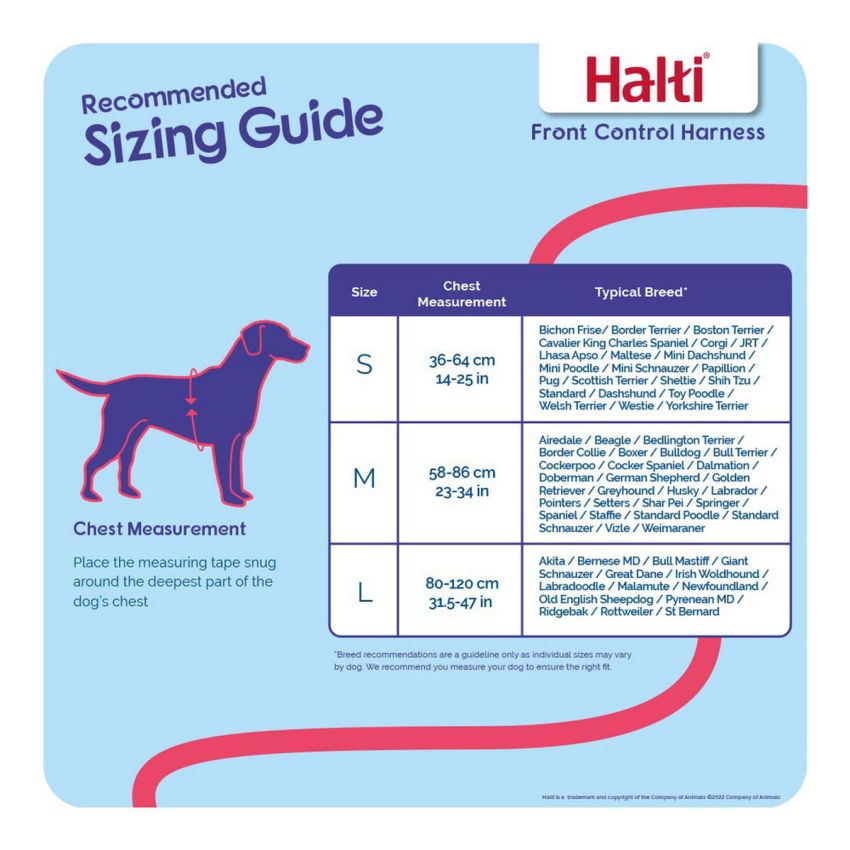 Ham pentru câini Company of Animals Halti Negru/Roșu L (80-120 cm)