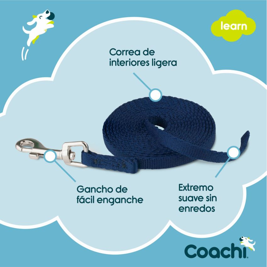 Lesă pentru câine Coachi Albastru 2,5 m Antrenament
