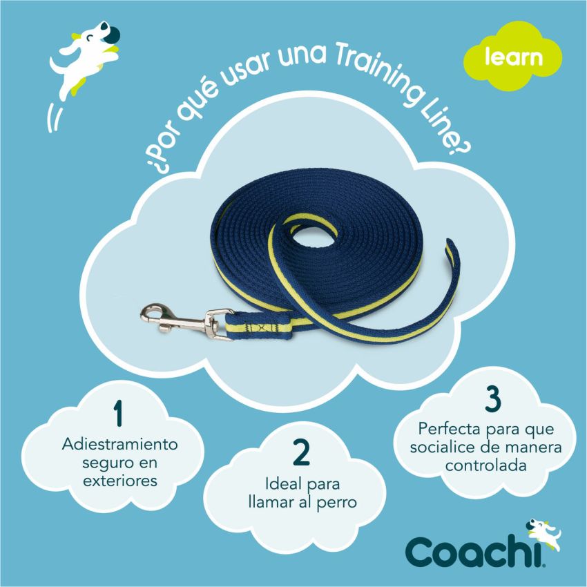 Lesă pentru câine Coachi Albastru Antrenament