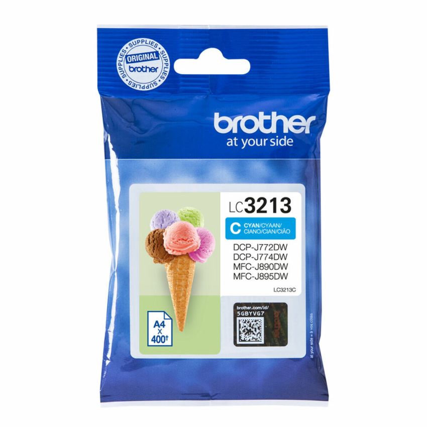 Cartuș cu Cerneală Originală Brother LC-3213C Cyan