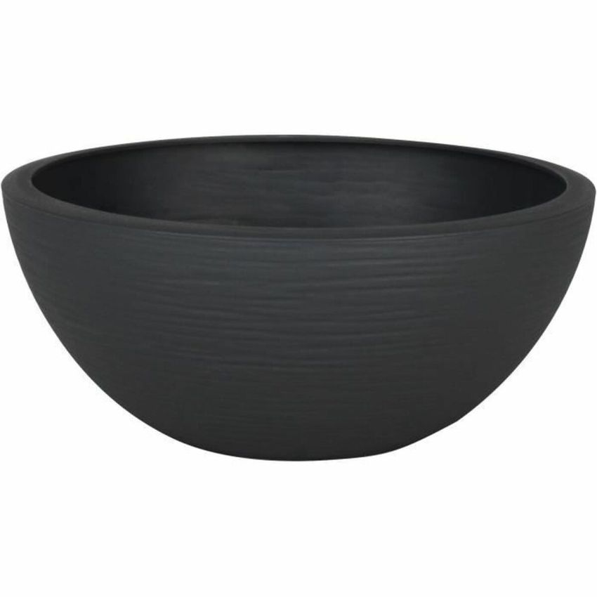 Ghiveci EDA   Negru Antracit Ø 25 cm