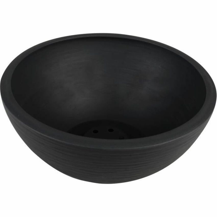 Ghiveci EDA   Negru Antracit Ø 25 cm
