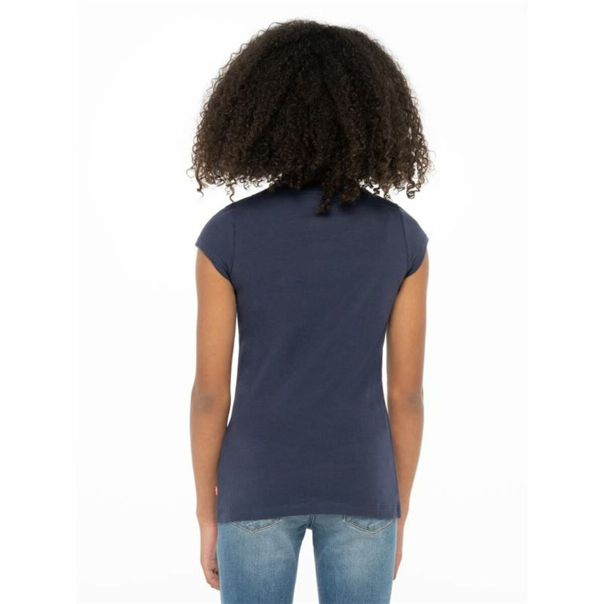 Tricou cu Mânecă Scurtă pentru Copii Levi's Batwing Albastru închis