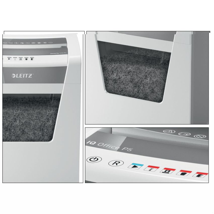 Concasor de Hârtie Tăiere Măruntă Leitz Office P5