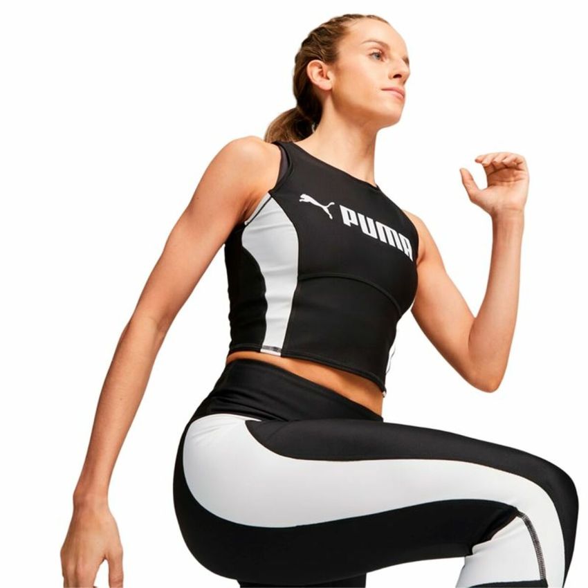Tricou cu Bretele Damă Puma Fit Eversculpt Negru