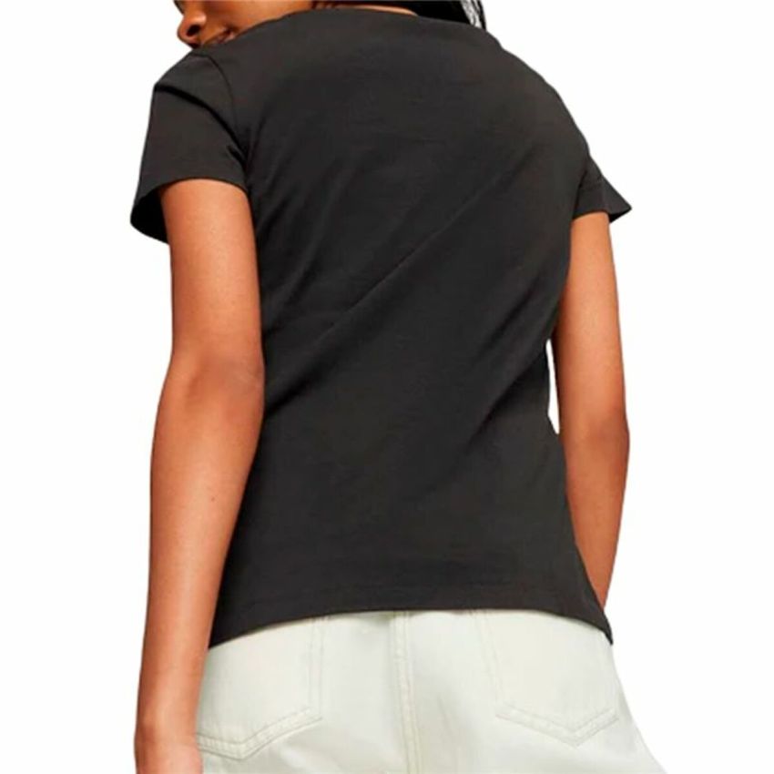 Tricou cu Mânecă Scurtă Femei Puma Squad Graphicc Negru
