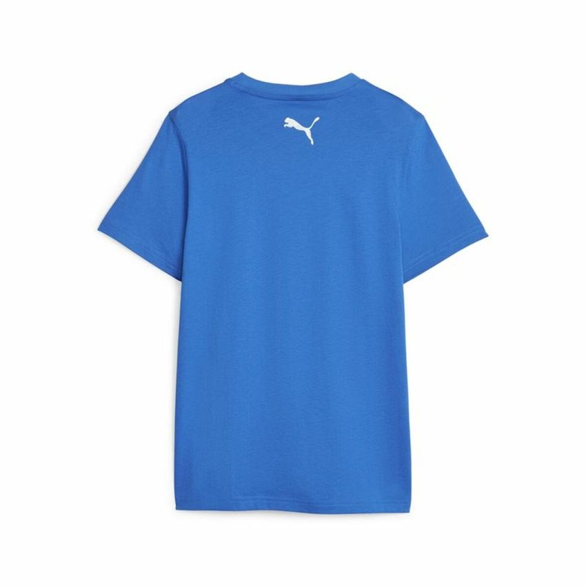 Tricou cu Mânecă Scurtă pentru Copii Puma Active Sports Graphic Albastru