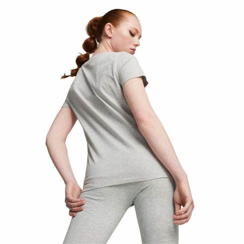 Tricou cu Mânecă Scurtă Puma Squad Graphicc Tlight Gri deschis (XS)