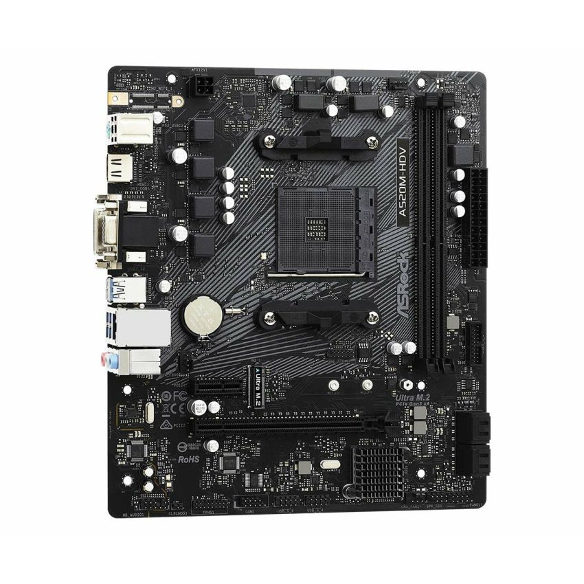 Placă de Bază ASRock A520M-HDV AMD A520