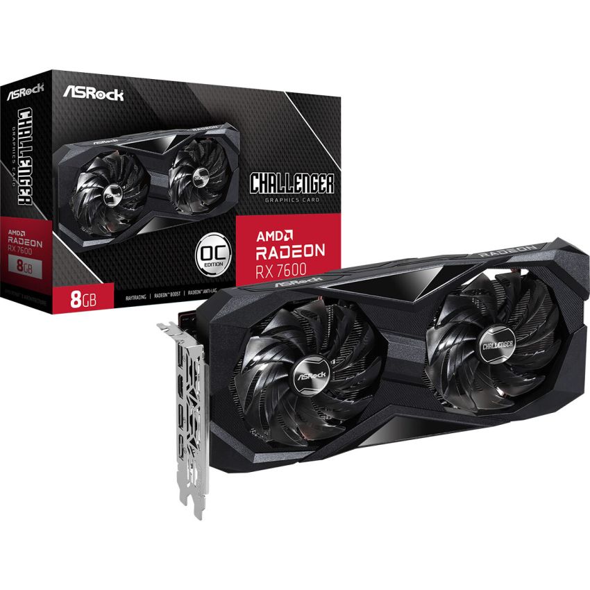 Placă Grafică ASRock 90-GA41ZZ-00UANF 8 GB GDDR6