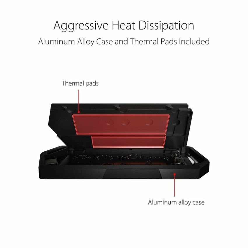 Carcasa HDD Asus ROG Strix Arion Negru