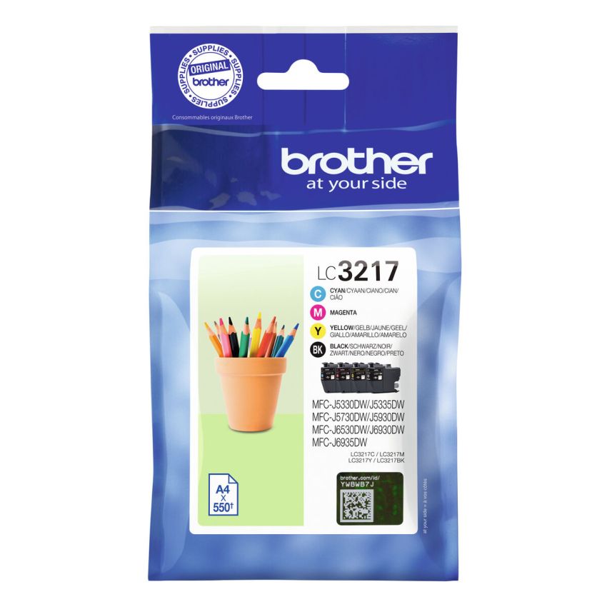 Cartuș cu Cerneală Originală Brother LC3217VAL