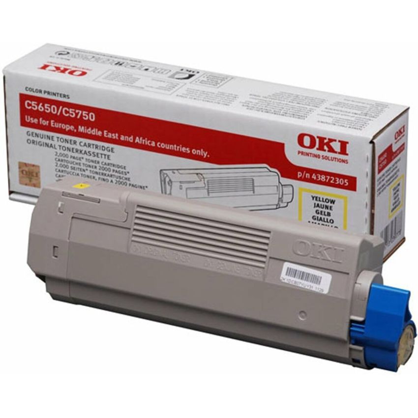 Toner Original OKI 43872305 Galben