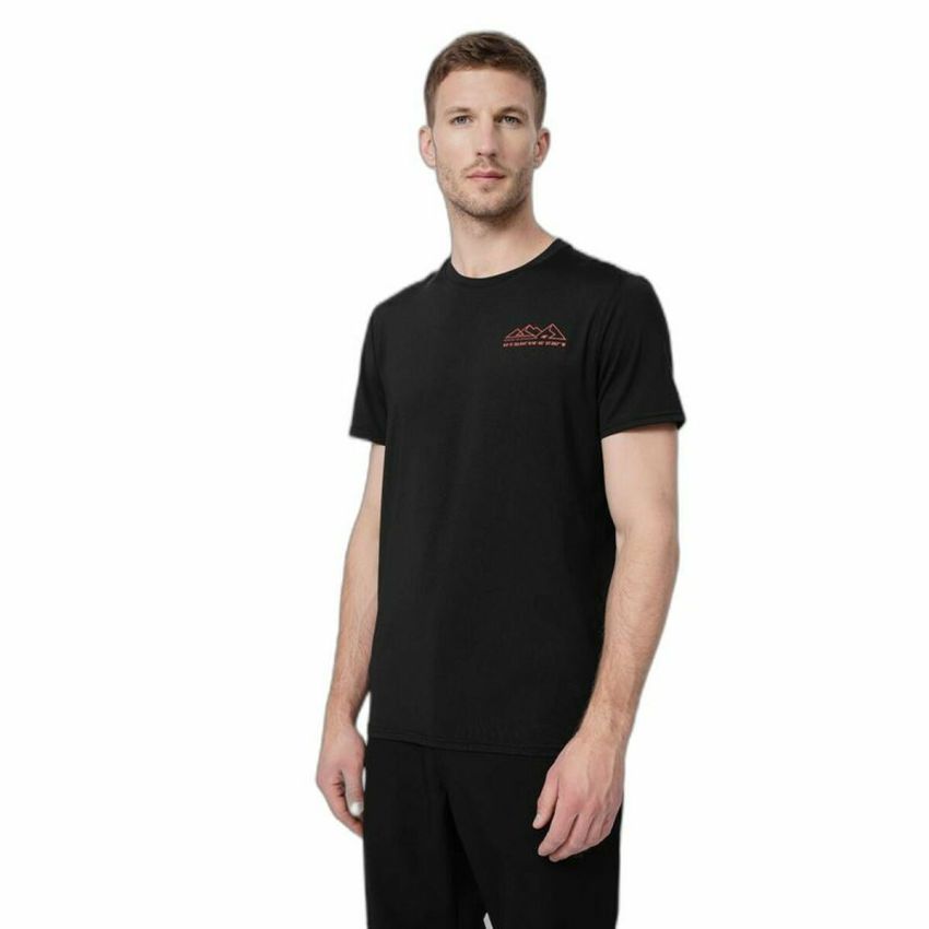 Tricou cu Mânecă Scurtă Bărbați 4F Fnk M209 Negru