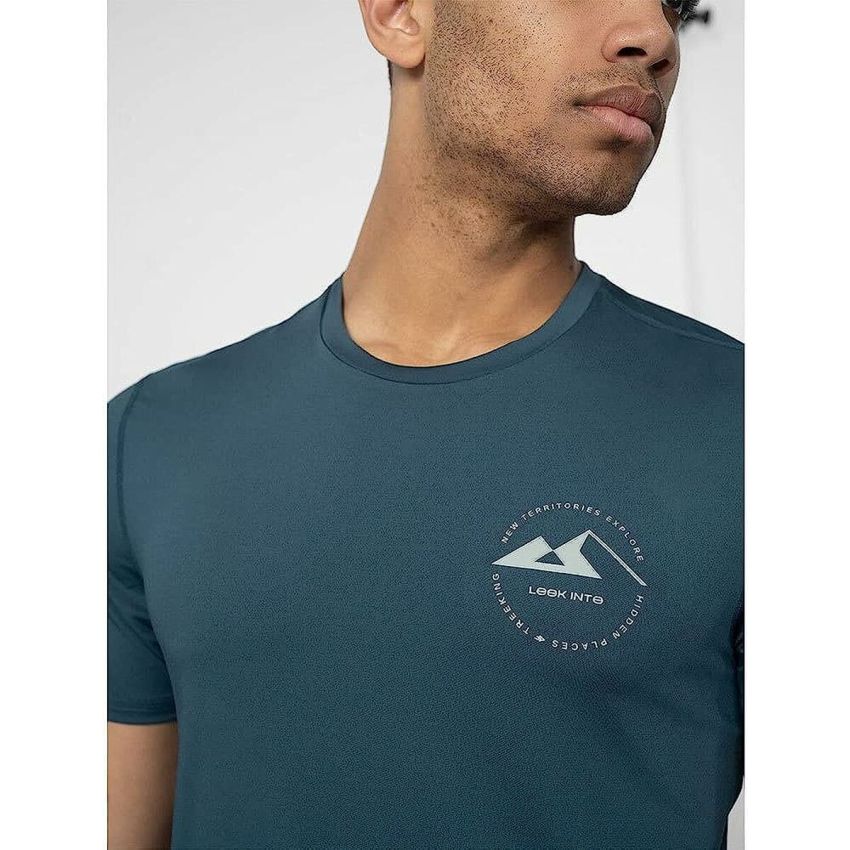 Tricou cu Mânecă Scurtă Bărbați 4F Fnk M210 Albastru închis