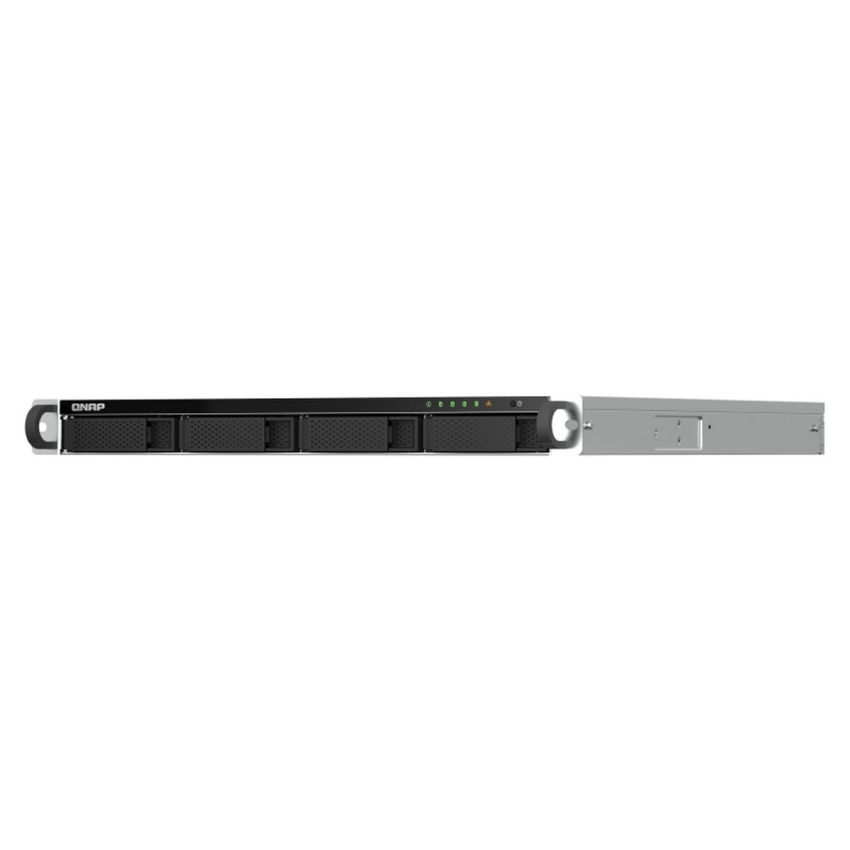 Stocare în Rețea NAS Qnap TS-464U-RP-8G Negru Intel Celeron Intel Celeron N5095