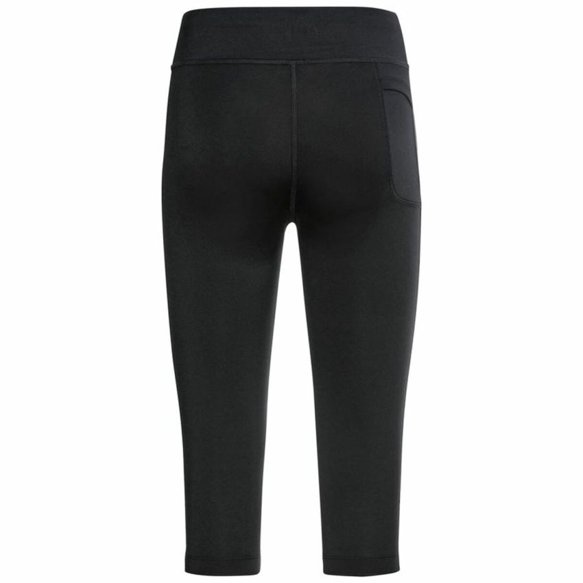 Pantalon Trei Sferturi Sport pentru Damă Odlo 3/4 Essential Negru