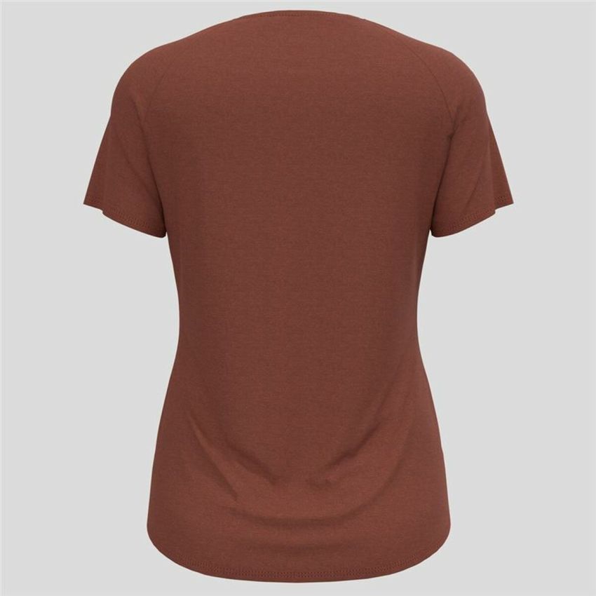 Tricou cu Mânecă Scurtă Femei Odlo Essential 365 Maro