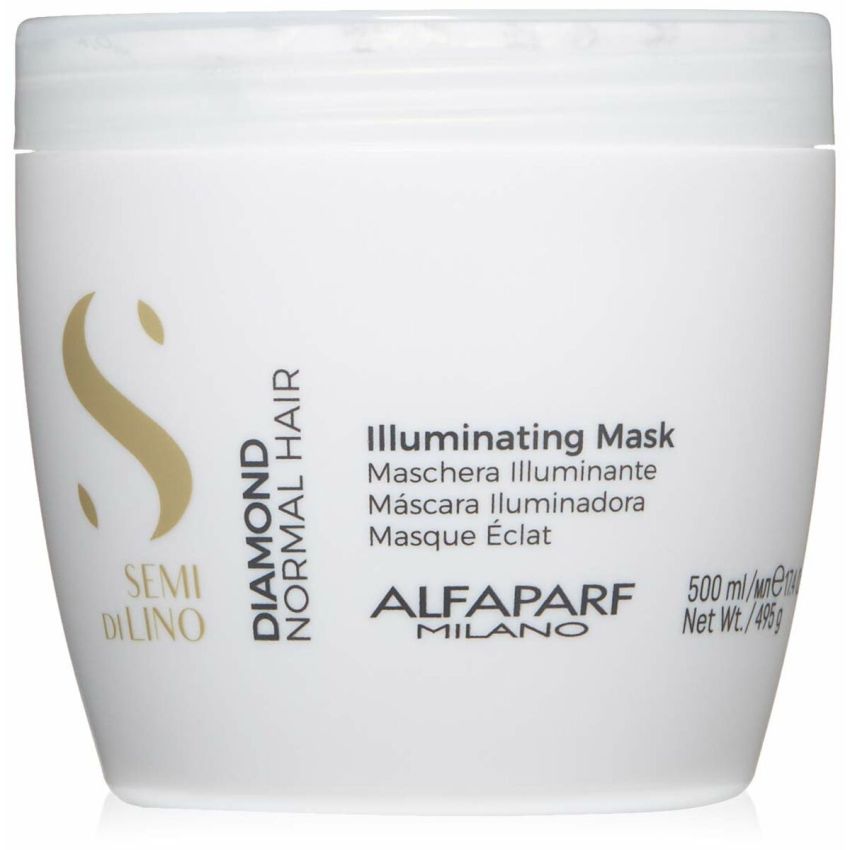 Mască Efect Iluminator Alfaparf Milano Semi Di Lino 500 ml
