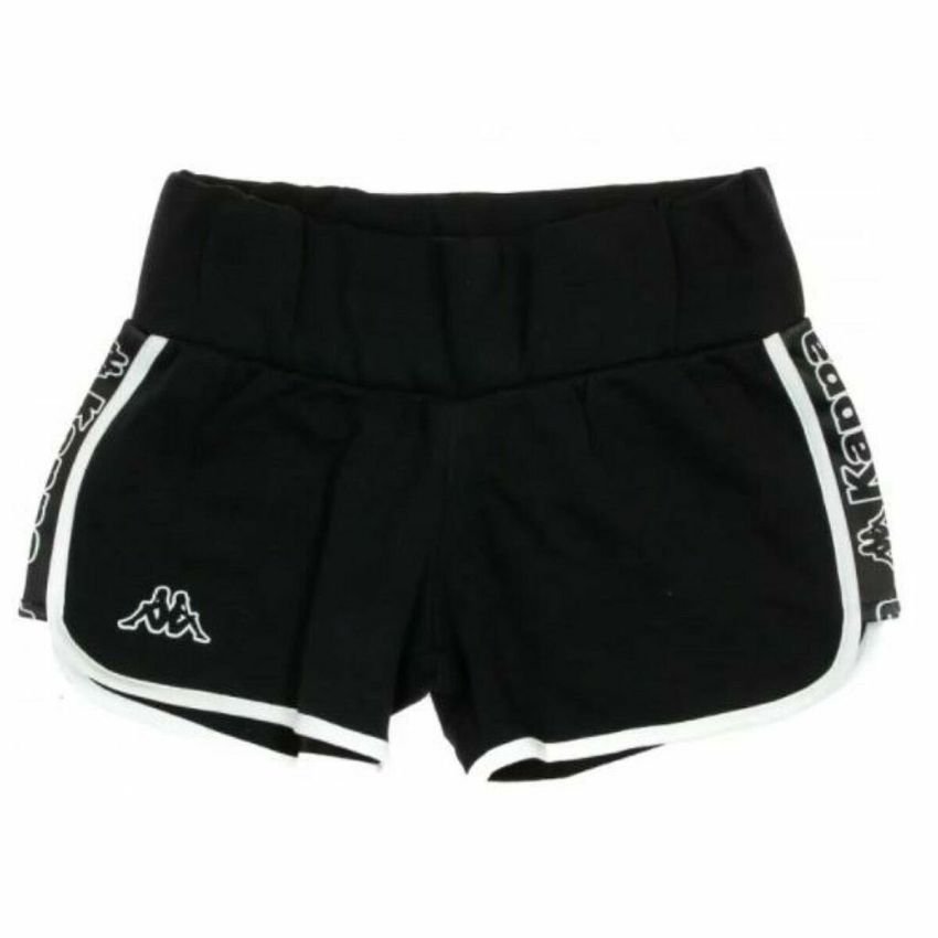 Pantaloni Scurți Sport pentru Damă Kappa TAPE DORY Negru