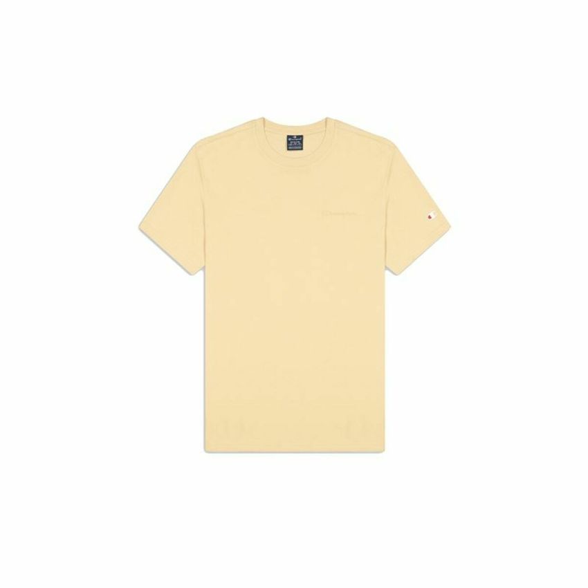 Tricou cu Mânecă Scurtă Bărbați Champion Crewneck Bej