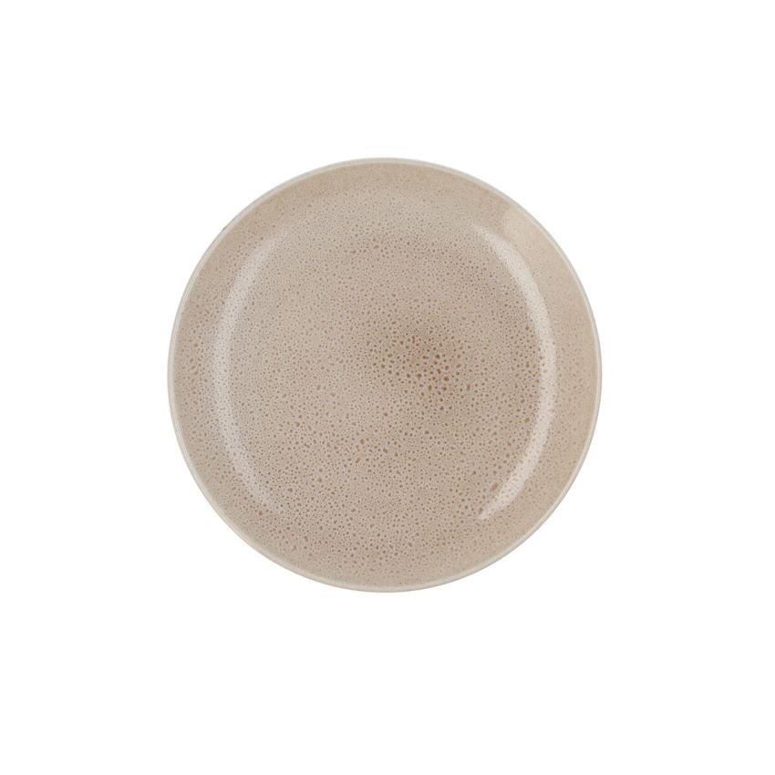 Platou Plat Ariane Porous Bej Ceramică Ø 27 cm (6 Unități)