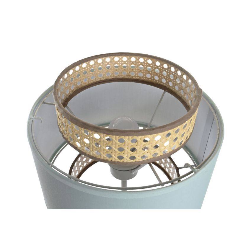 Lampă de masă DKD Home Decor Metal Verde Roz deschis 220 V 50 W 26 x 26 x 55 cm (2 Unități)