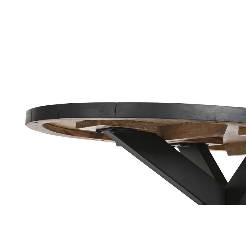 Masa de Cafea DKD Home Decor Natural Metal Lemn de mango 130 x 70 x 45 cm