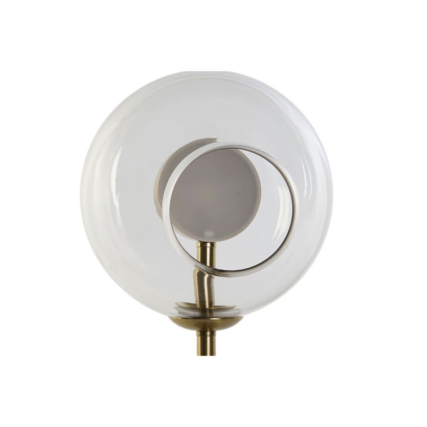 Lampă de Perete DKD Home Decor Geam Auriu* Metal Modern 20 x 25 x 20 cm