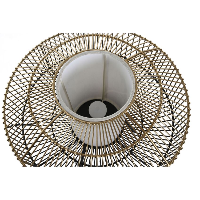 Lampă de masă DKD Home Decor Negru Auriu* Fier 50 W 220 V 39 x 39 x 38 cm