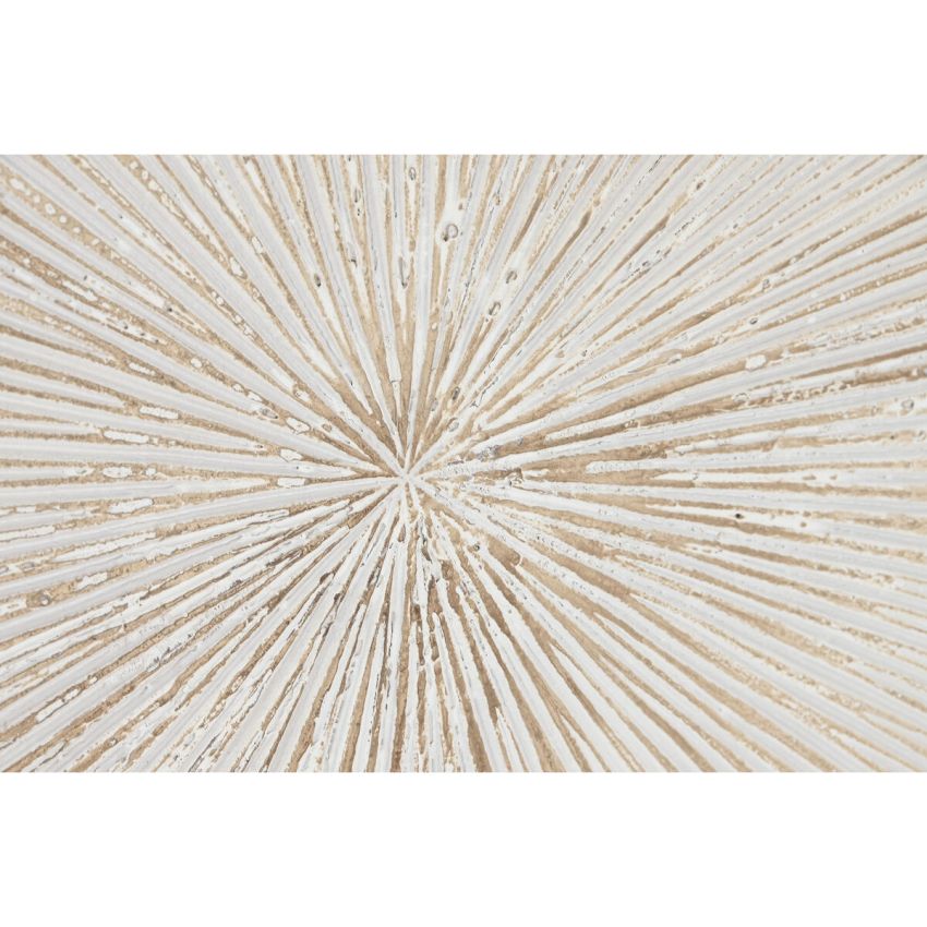 Decorațiune de Perete Home ESPRIT Alb Indian Finisaj învechit 120 x 5 x 120 cm