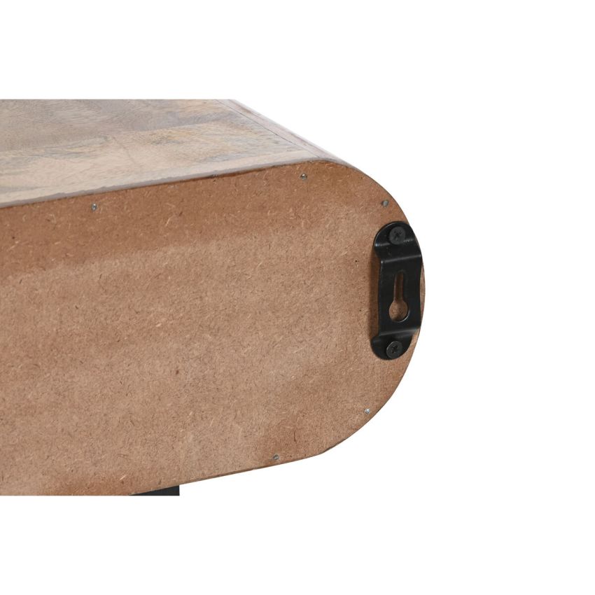 Consolă Home ESPRIT Maro Negru Fier Lemn de mango 90 x 35 x 75 cm