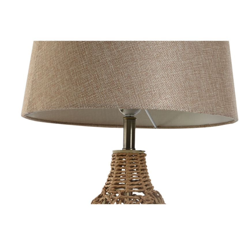 Lampă de masă Home ESPRIT Maro Bej Auriu* Natural 50 W 220 V 33 x 33 x 60 cm