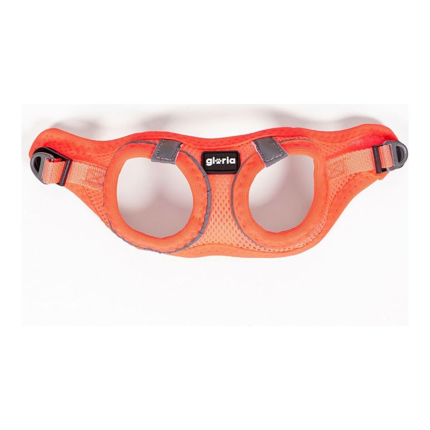 Ham pentru câini Gloria Air Mesh Trek Star Reglabil Portocaliu Mărimea XXXS (18-20 cm)