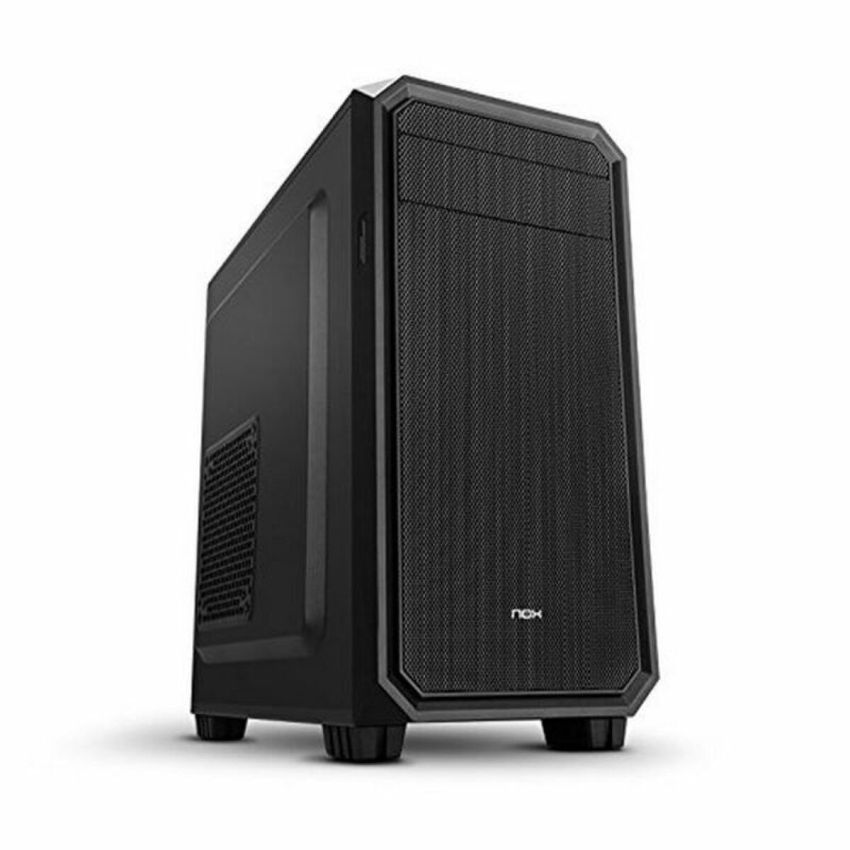 Unitate Mini-tower Micro ATX cu Cititor de Carduri Nox-Xtreme NXCBAYMX2 Negru