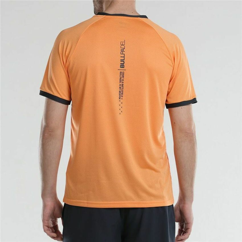 Tricou cu Mânecă Scurtă Bărbați Bullpadel Actua  Portocaliu