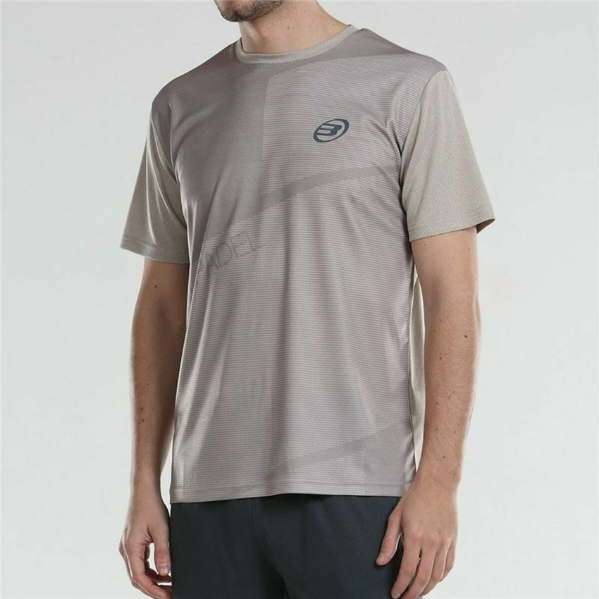 Tricou cu Mânecă Scurtă Bărbați Bullpadel Afile Gri