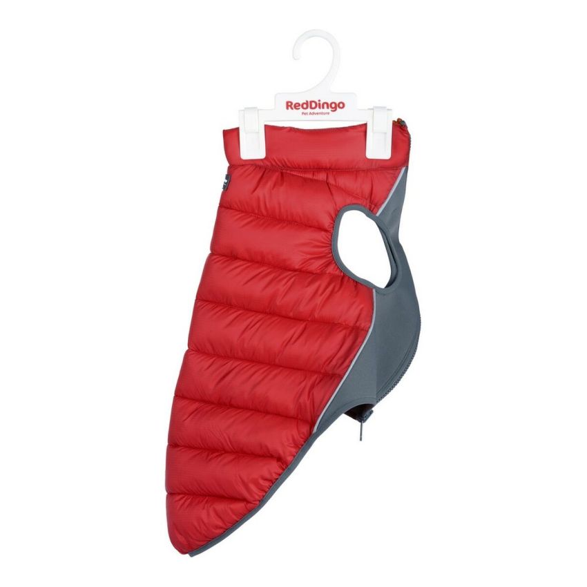 Haină pentru câine Red Dingo Puffer 50 cm Portocaliu/Roșu