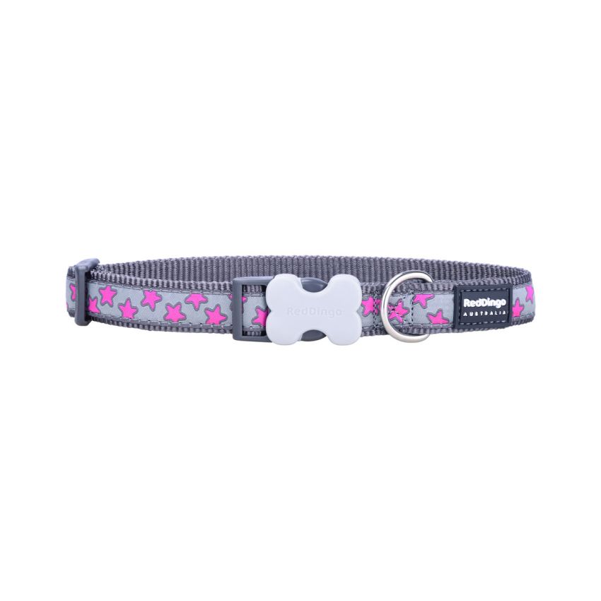Zgardă pentru câini Red Dingo On Cool 20-32 cm Roz