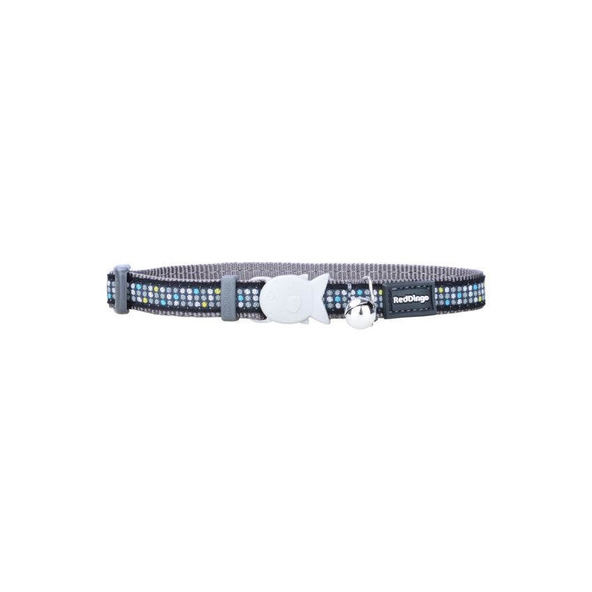 Zgardă pentru câini Red Dingo STYLE MODERN ON COOL GREY 41-63 cm