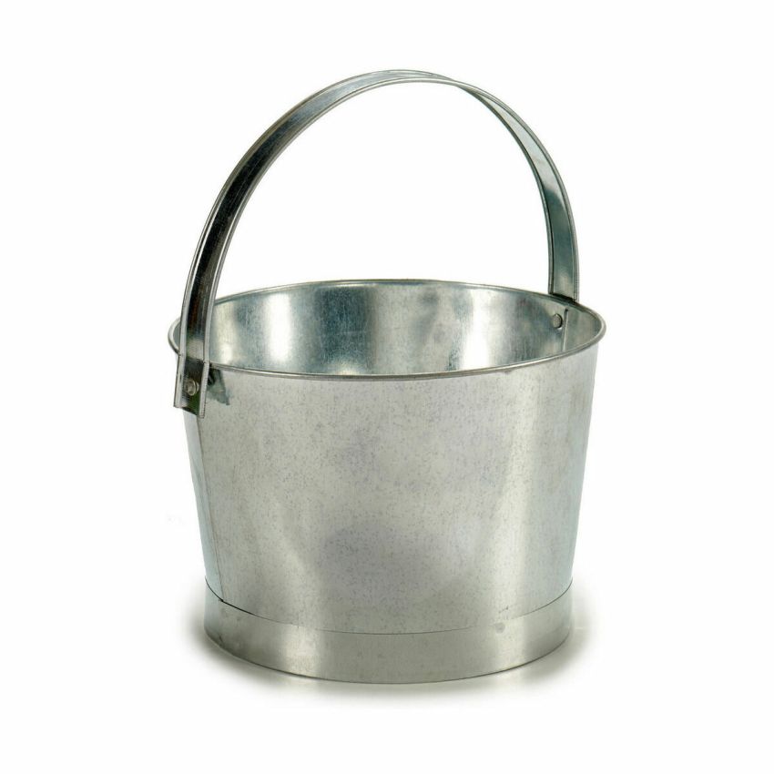 Ghiveci Ibergarden NAVI-AR-280 Argintiu Zinc Cub 25 x 30 x 26,5 cm (12 Unități)