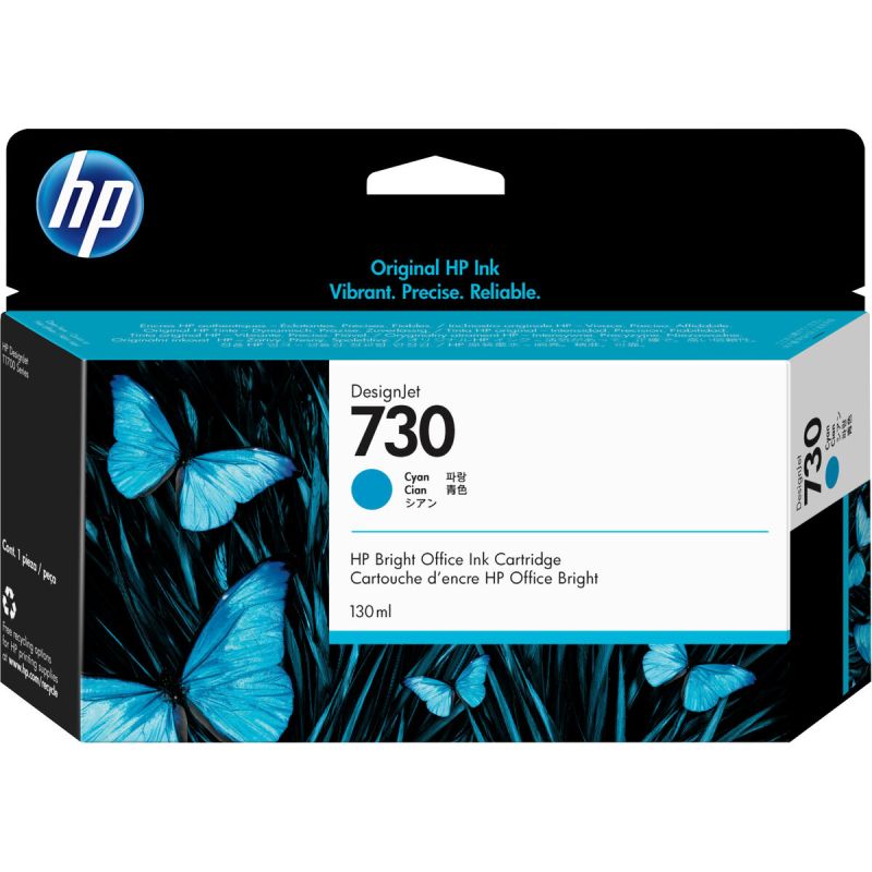 Cartuș cu Cerneală Originală HP 730 Cyan