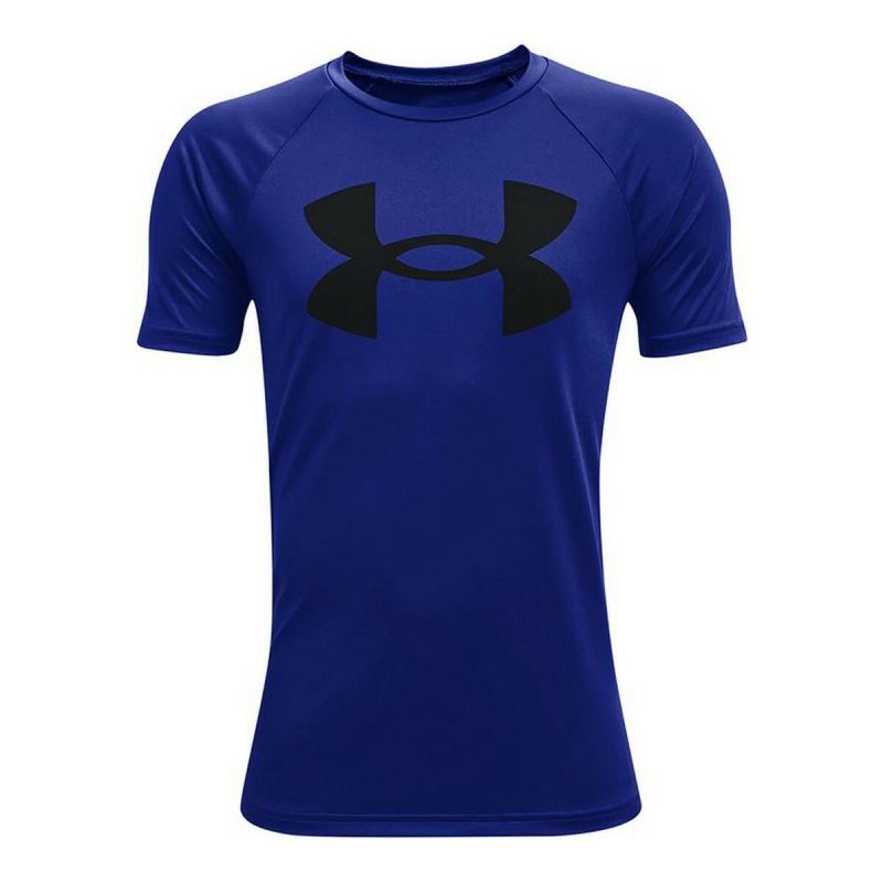 Tricou cu Mânecă Scurtă Bărbați Under Armour Tech Big Logo Albastru