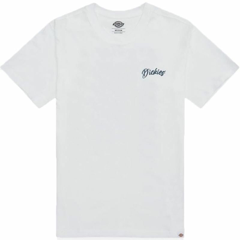 Tricou cu Mânecă Scurtă Bărbați Dickies Dighton Alb
